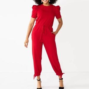 💗 Speechless - Women’s‎ Red Full Body Jumpsuit